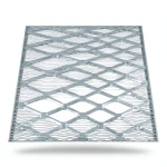 Galvanised Steel Expanded Metal Mesh Bahri Thickness 1.5 mm Width 1.22 m Length 3 m