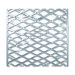 Galvanised Steel Expanded Metal Mesh Bahri 1.7 mm Thickness 3 m Length 1.22 m Width
