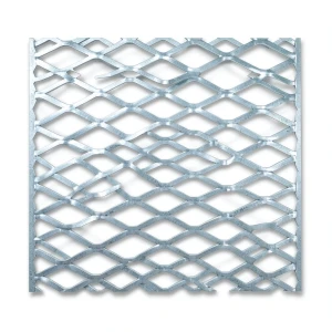 Galvanised Steel Expanded Metal Mesh Bahri 1.7 mm Thickness 3 m Length 1.22 m Width