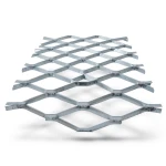 Galvanised Steel Expanded Metal Mesh Bahri Thickness 2.7 mm Width 1.22 m Length 1 m