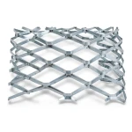 Galvanised Steel Expanded Metal Mesh Bahri Thickness 1.4 mm Width 1.22 m Length 2 m
