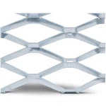 Galvanised Steel Expanded Metal Mesh Bahri Thickness 1.5 mm Width 1.22 m Length 2 m
