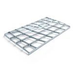 Galvanised Steel Expanded Metal Mesh Bahri Thickness 1.2 mm Width 1.22 m Length 2 m
