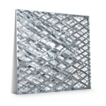 Galvanised Steel Expanded Metal Mesh Bahri Thickness 1.7 mm Width 1.22 m Length 2 m