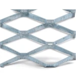 Galvanised Steel Expanded Metal Mesh Bahri Thickness 1.5 mm Width 1.22 m Length 2 m