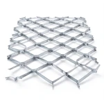 Bait Al Tatawor Galvanised Expanded Metal Mesh Bahri 1.8mm Thickness 1.22m Width 2m Length