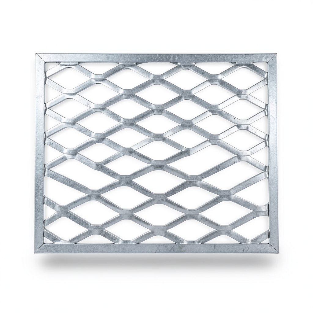 Galvanised Steel Expanded Metal Mesh Bahri 2.3 mm Thickness 1.22m Width 3m Length | Bait Al Tatawor