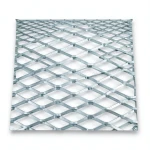 Galvanised Steel Expanded Metal Mesh Bahri 2.7 mm Thickness 1.22 m Width 3 m Length