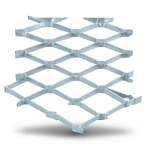 Bait Al Tatawor Galvanised Expanded Metal Mesh Bahri 1.8mm Thickness 1.22m Width 2m Length