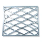Galvanised Steel Expanded Metal Mesh Bahri Thickness 2.3 mm Width 1.22 m Length 2 m
