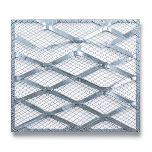 Galvanised Steel Expanded Metal Mesh Bahri 2 mm Thickness 1.22x2 m