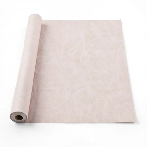 Italian Wallpaper Rose Color Patterned Design, Size 10m x 0.73m