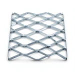 Galvanised Steel Expanded Metal Mesh Thickness 1.2 mm Width 1.22 m Length 3 m