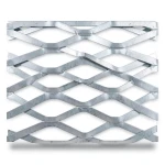 Galvanised Steel Expanded Metal Mesh Bahri 2.7 mm Thickness 1.22 m Width 2 m Length