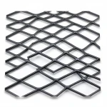 Hot Rolled (Black) Steel Expanded Metal Mesh  Khaleeji Thickness 2 mm Width 1.22 meter Length 2 meter | Bait Al Tatawor Company