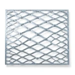 Galvanised Steel Expanded Metal Mesh Bahri Thickness 1.5 mm Width 1.22 m Length 3 m