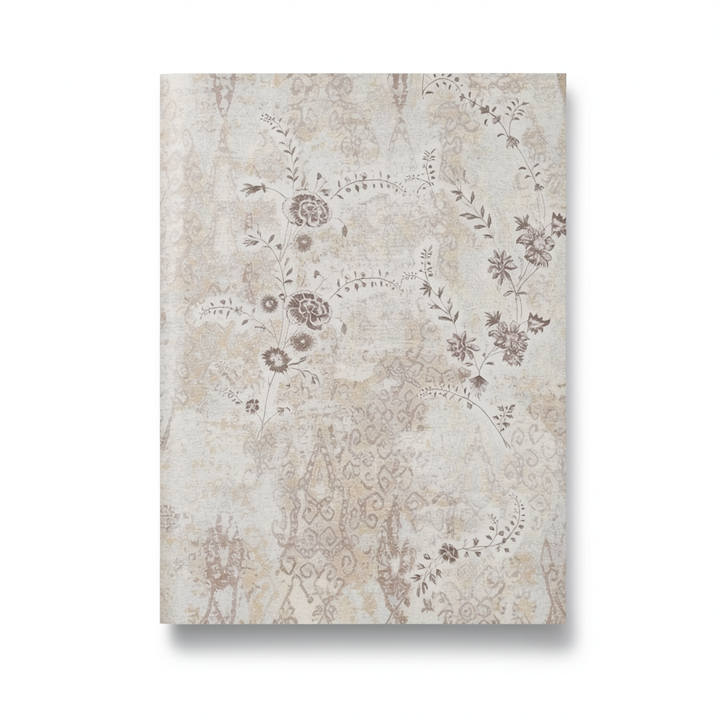 Patterned Wallpaper Beige Color 10m x 1.06m, Model 5928