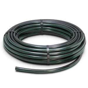HDPE Polyethylene Plastic Coil Pipe Pressure 6 Bar PE 80 Size OD 140 mm SDR 22 Black