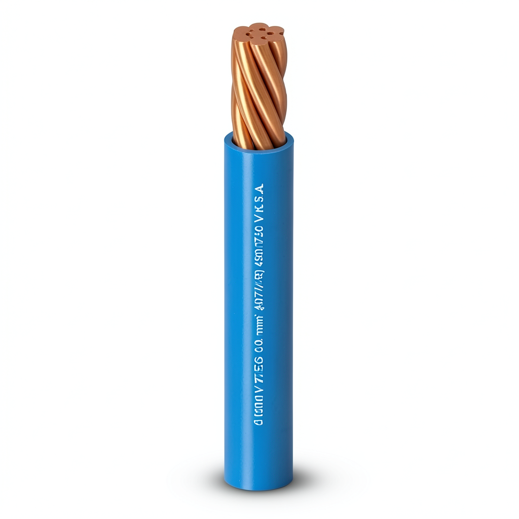 Stranded Single Wire 16mm² 450/750volts Copper Conductor PVC Insulation, Blue | Al Fanar