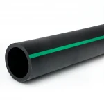 مواسير HDPE ضغط  6 بار [PE 63] قطر خارجي 560 مم  SDR 17.6  لون اسود مع خط اخضر | مصنع المنى