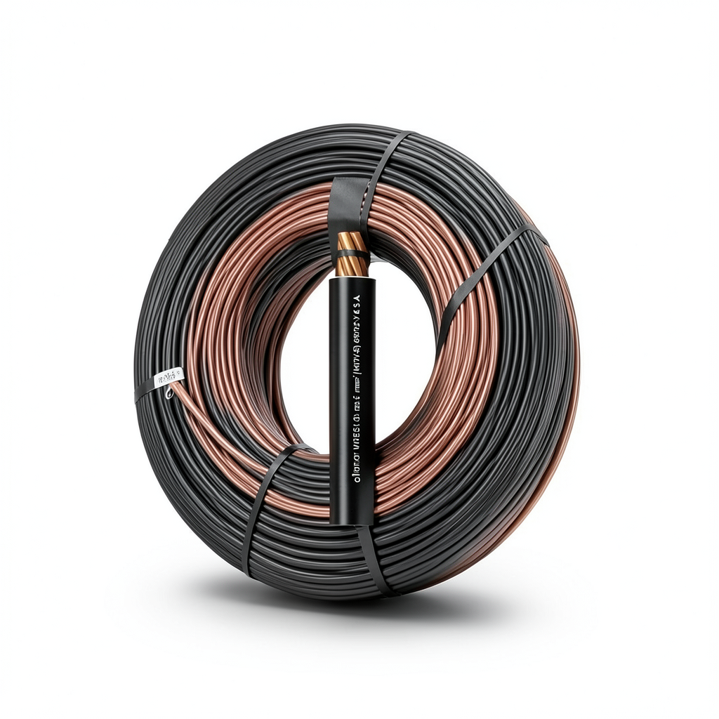 Copper Stranded Wire Coil 2.5mm2 450/750V PVC Sheathing, Black | Al Fanar