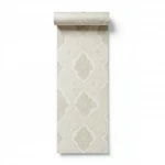 Italian wall decoration, size 10m x 1.06m, light beige color, model 83403