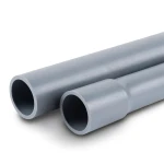 مواسير UPVC ضغط 16 بار قطر خارجي 25 مم سمك 1.9 مم وزن 0.212 كجم/م رمادي