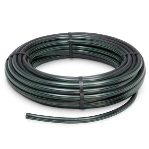 HDPE Polyethylene Plastic Coil Pipe Pressure 6 Bar PE 80 Size OD 140 mm SDR 22 Black