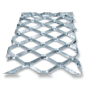 Galvanised Steel Expanded Metal Mesh Bahri 1.5 mm Thickness 1.22 M Width 4 M Length