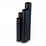 مواسير HDPE الجودة   SDR 33  قطر خارجي 140 مم سمك 4.3 مم لون اسود