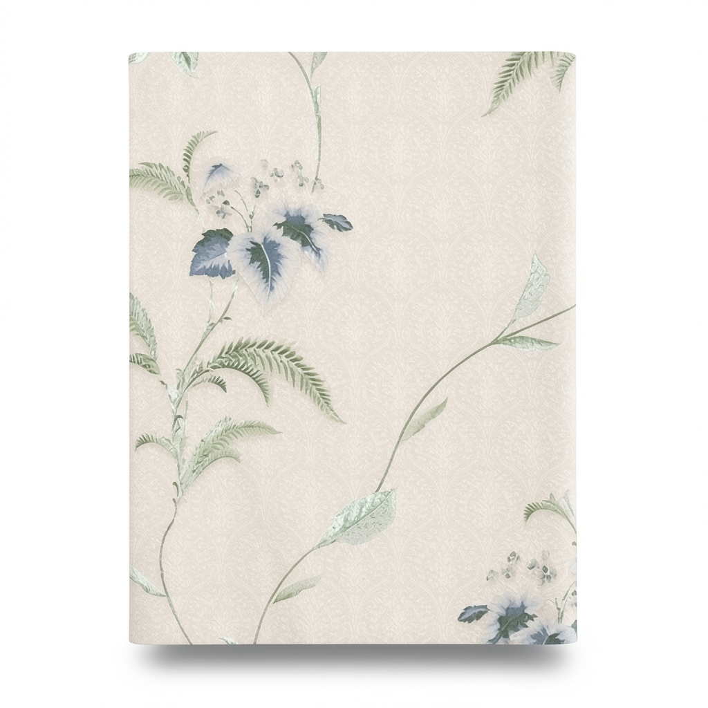 Floral Wallpaper Beige Color 10m x 1.06m Model 5915