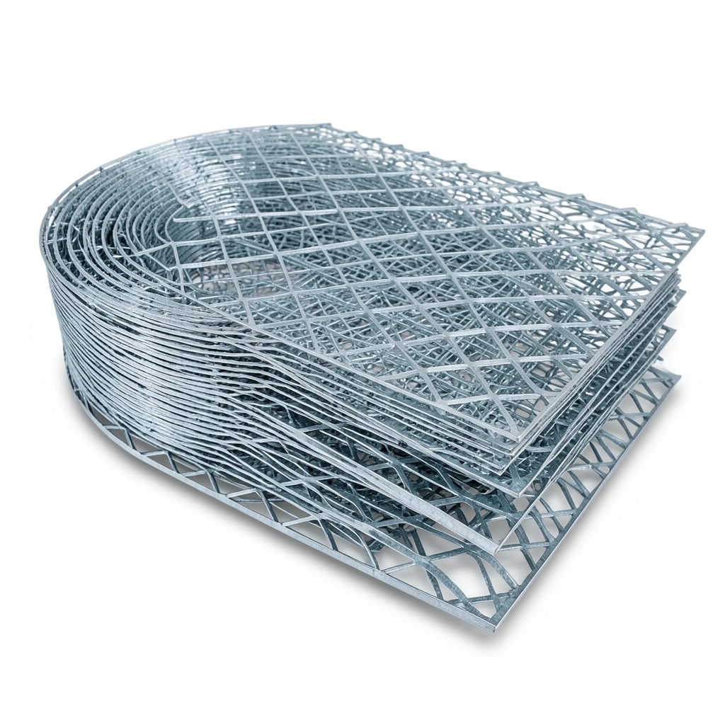 Galvanised Steel Expanded Metal Mesh Bahri Thickness 2 mm Width 1.22 m Length 4 m