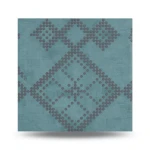 Italian Wallpaper Blue-Green 10m x 0.73m, Model Z90047