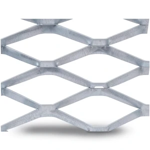 Galvanised Steel Expanded Metal Mesh Bahri 1.2 mm Thickness 1.22 m Width 4 m Length