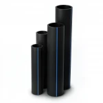 مواسير HDPE الجودة  ضغط 16 بار قطر خارجي 110 مم سمك 15.1 مم لون اسود