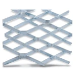 Galvanised Steel Expanded Metal Mesh Bahri 1.4 mm Thickness 1.22 m Width 4 m Length