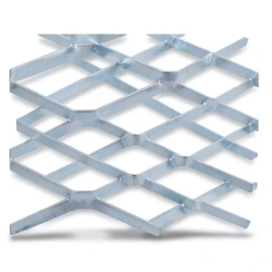 Galvanised Steel Expanded Metal Mesh Bahri 1.4 mm Thickness 1.22 m Width 4 m Length