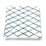 Galvanised Steel Expanded Metal Mesh Bahri Thickness 1.5 mm Width 1.22 m Length 5 m
