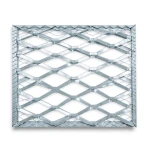 Galvanised Steel Expanded Metal Mesh Bahri Thickness 1.7 mm Width 1.22 m Length 5 m