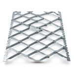 Galvanised Steel Expanded Metal Mesh Bahri 1.7 mm Thickness 1.22 m Width 4 m Length