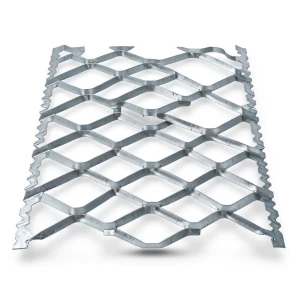 Galvanised Steel Expanded Metal Mesh Bahri 1.7 mm Thickness 1.22 m Width 4 m Length