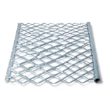Galvanised Steel Expanded Metal Mesh Bahri 1.4 mm Thickness 1.22 m Width 4 m Length