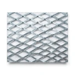 Galvanised Steel Expanded Metal Mesh Bahri Thickness 1.8 mm Width 1.22 m Length 5 m