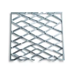 Galvanised Steel Expanded Metal Mesh Bahri Thickness 1.8 mm Width 1.22 meter Length 4 meter