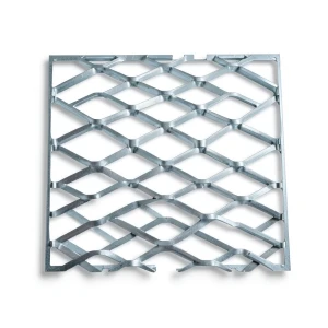 Galvanised Steel Expanded Metal Mesh Bahri Thickness 1.8 mm Width 1.22 meter Length 4 meter