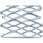Galvanised Steel Expanded Metal Mesh Bahri 1.7 mm Thickness 1.22 m Width 4 m Length