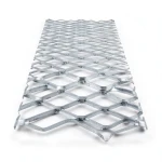 Galvanised Steel Expanded Metal Mesh Bahri 2.3 mm Thickness 1.22 m Width 5 m Length
