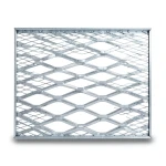 Galvanised Steel Expanded Metal Mesh Bahri Thickness 2.7 mm Width 1.22 m Length 5 m