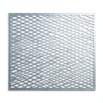Galvanised Steel Expanded Metal Mesh Bahri Thickness 2.7 mm Width 1.22 m Length 4 m