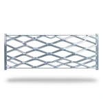 Galvanised Steel Expanded Metal Mesh Bahri 1.2 mm Thickness 1.22 m Width 5 m Length